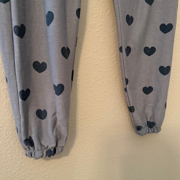 Chaser Gray Heart Print Sweatshirt - Picture 8 of 10